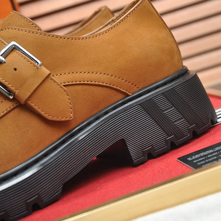 HM MONK STRAP BRONZE SUEDE