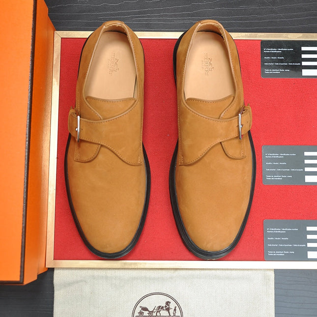 HM MONK STRAP BRONZE SUEDE