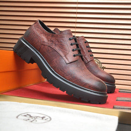 HM DANIEL TRAMPING SHOE CHESTNUT WRINKLE CALFSKIN