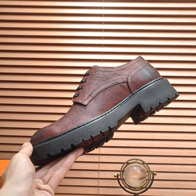 HM DANIEL TRAMPING SHOE CHESTNUT WRINKLE CALFSKIN
