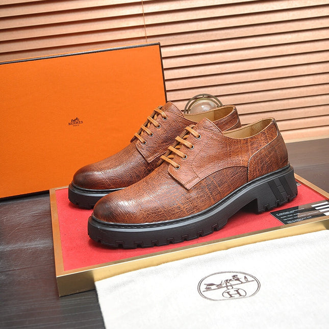 HM DANIEL TRAMPING SHOE BRONZE WRINKLE CALFSKIN