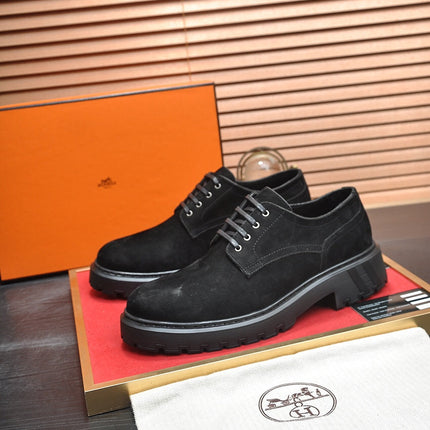 HM DANIEL TRAMPING SHOE BLACK SUEDE