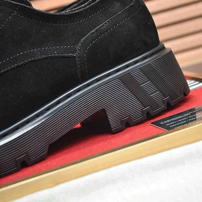 HM DANIEL TRAMPING SHOE BLACK SUEDE