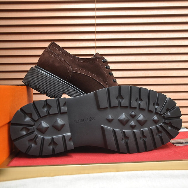 HM DANIEL TRAMPING SHOE BROWN SUEDE