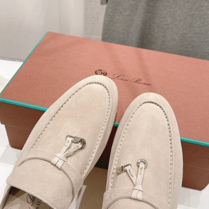 LP CHARMS WALK BABOUCHE LOAFERS BEIGE SUEDE