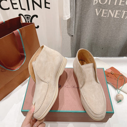 LP HIGH TOP OPEN WALK LOAFERS BEIGE SUEDE