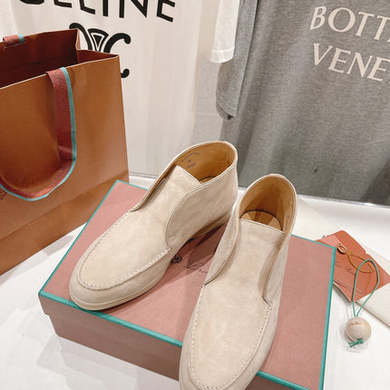 LP HIGH TOP OPEN WALK LOAFERS BEIGE SUEDE