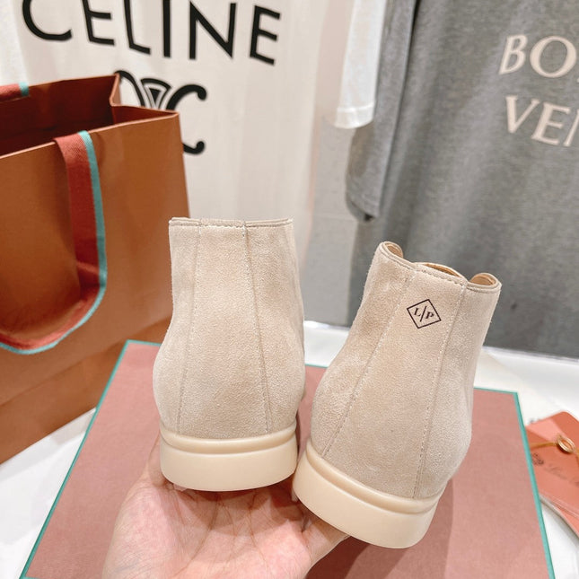 LP HIGH TOP OPEN WALK LOAFERS BEIGE SUEDE
