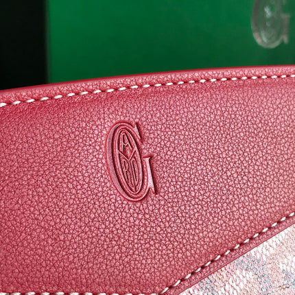 ROUETTE STRUCTURÉ MINI BAG 21 IN CLASSIC RED GOYARDINE CANVAS AND CALFSKIN