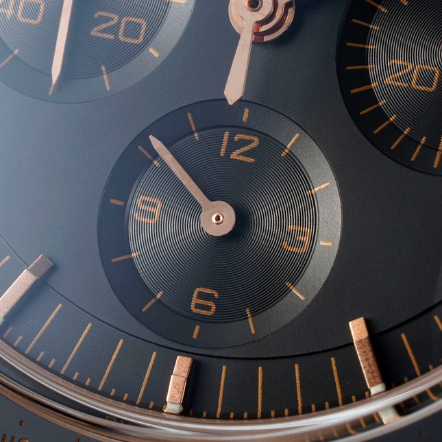 SPEEDMASTER 42 MM ROSE GOLD CASE WITH BLACK DIAL