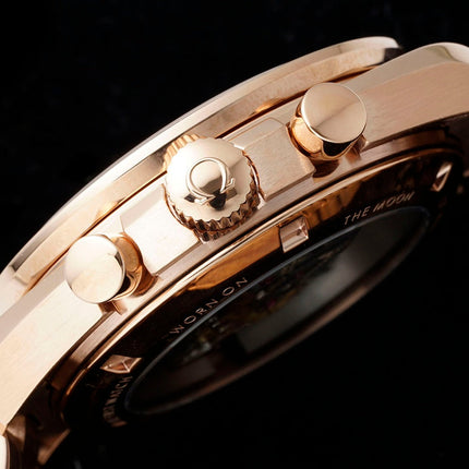 SPEEDMASTER 42 MM ROSE GOLD CASE WITH BLACK DIAL