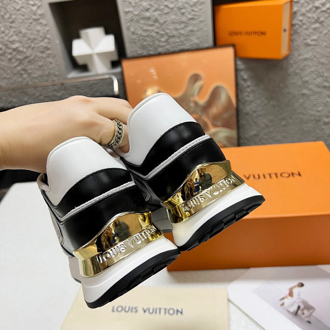 LV WOMEN SNEAKER IN BLACK CALFSKIN
