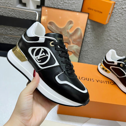 LV WOMEN SNEAKER IN BLACK CALFSKIN