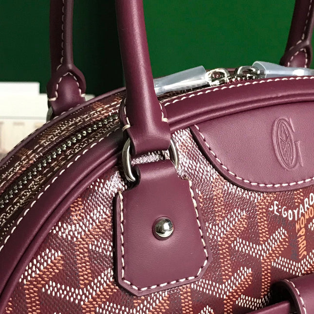 SAINT JEANNE MINI BAG 26 IN CANNON PINK GOYARDINE CANVAS AND CALFSKIN