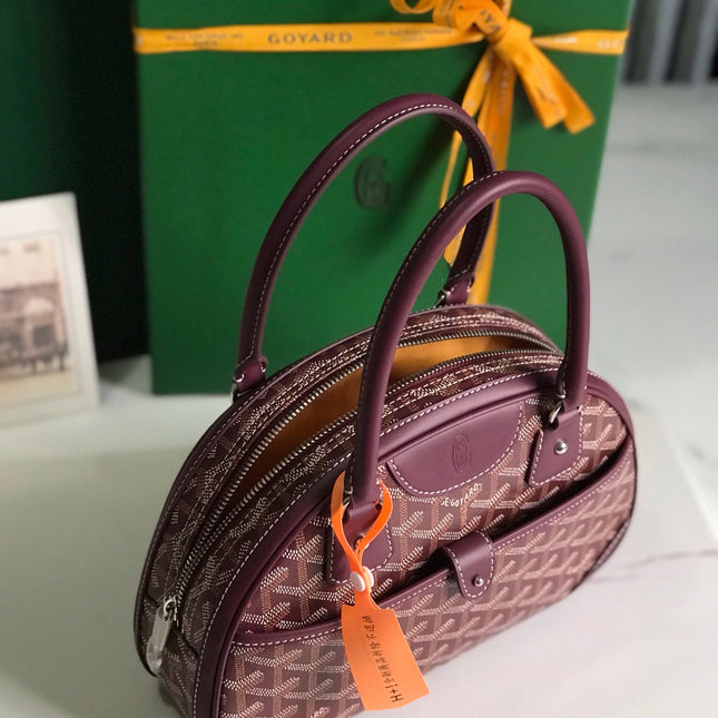 SAINT JEANNE MINI BAG 26 IN CANNON PINK GOYARDINE CANVAS AND CALFSKIN