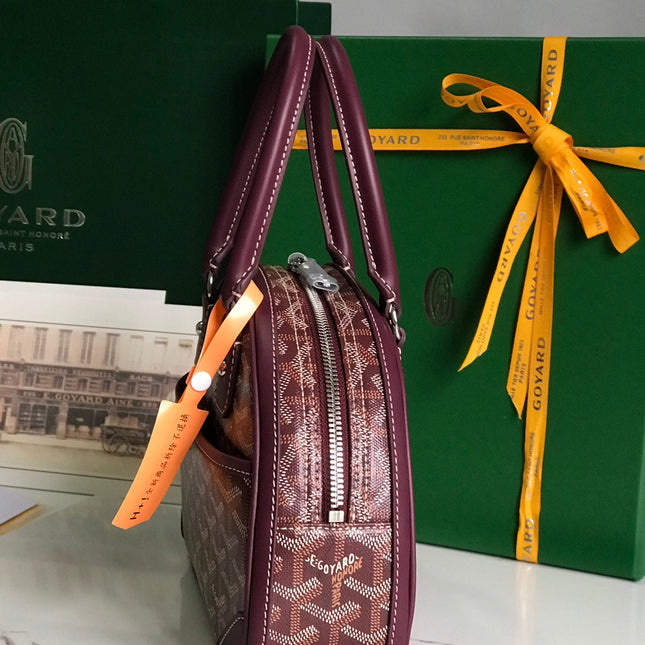 SAINT JEANNE MINI BAG 26 IN CANNON PINK GOYARDINE CANVAS AND CALFSKIN