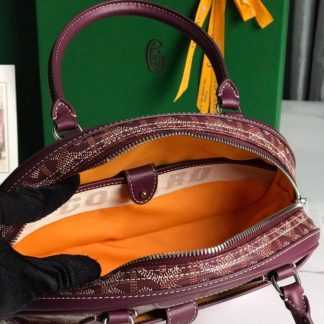 SAINT JEANNE MINI BAG 26 IN CANNON PINK GOYARDINE CANVAS AND CALFSKIN