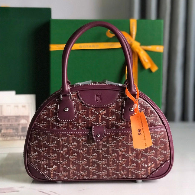 SAINT JEANNE MINI BAG 26 IN CANNON PINK GOYARDINE CANVAS AND CALFSKIN