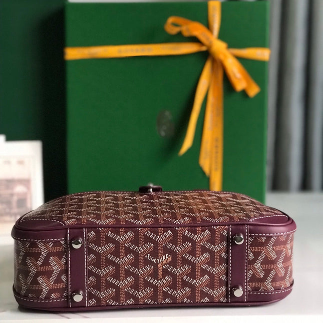 SAINT JEANNE MINI BAG 26 IN CANNON PINK GOYARDINE CANVAS AND CALFSKIN