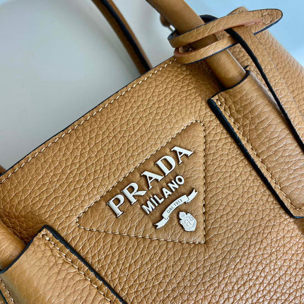SHOPPING BAG 25 IN GINGER BROWN DEERSKIN