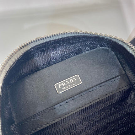 CHEST BAG 20 IN ECHO GRAY SAFFIANO LEATHER