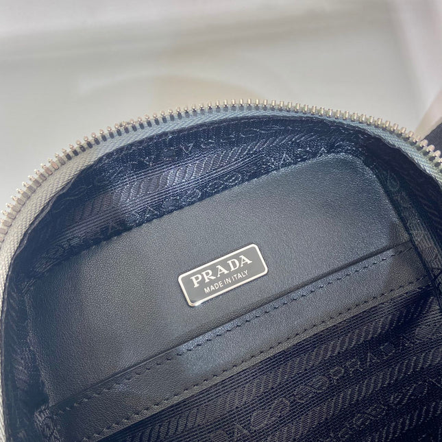 CHEST BAG 20 IN ECHO GRAY SAFFIANO LEATHER