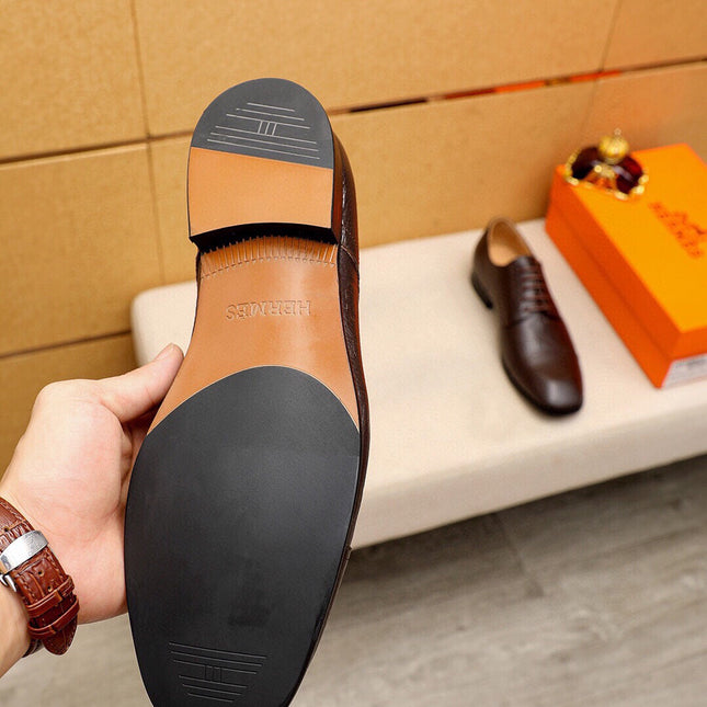 HM BALLY SCRIVANI HANDPAINTED PECAN CALFSKIN