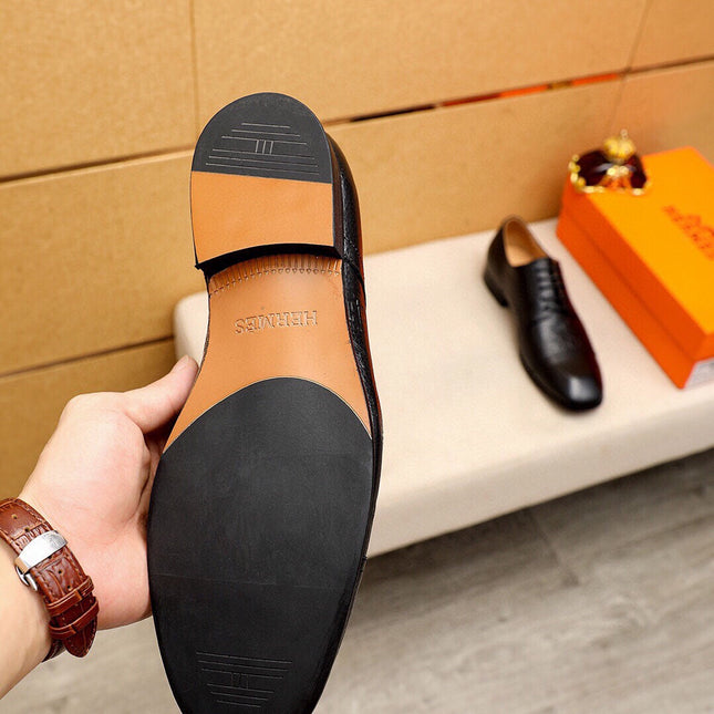 HM BALLY SCRIVANI HANDPAINTED BLACK CALFSKIN