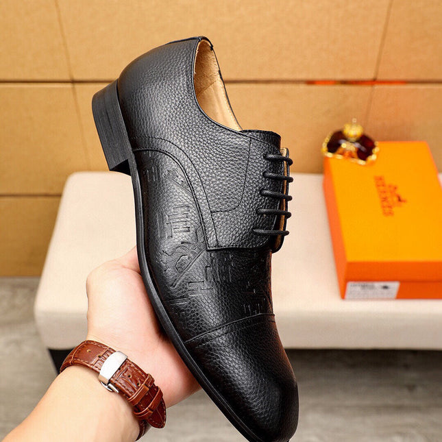 HM BALLY SCRIVANI HANDPAINTED BLACK CALFSKIN