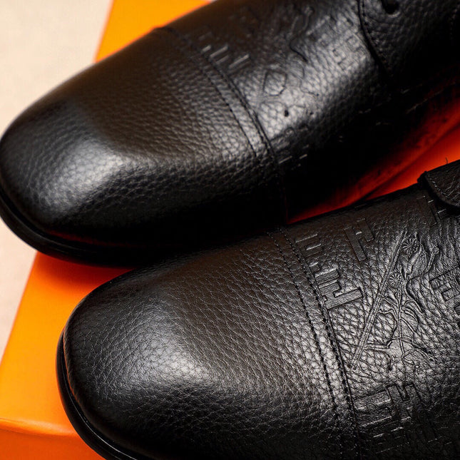 HM BALLY SCRIVANI HANDPAINTED BLACK CALFSKIN