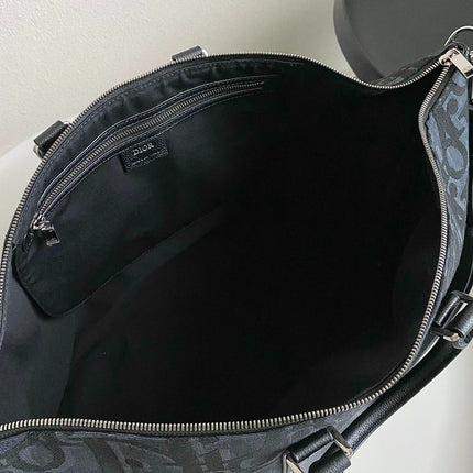 WEEKENDER 40 IN BLACK MAXI OBLIQUE JACQUARD
