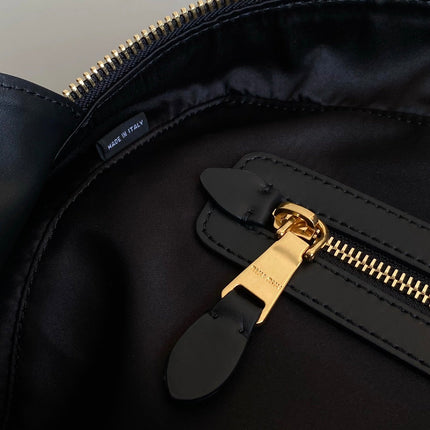 BEAU BAG 34 IN BLACK LEATHER