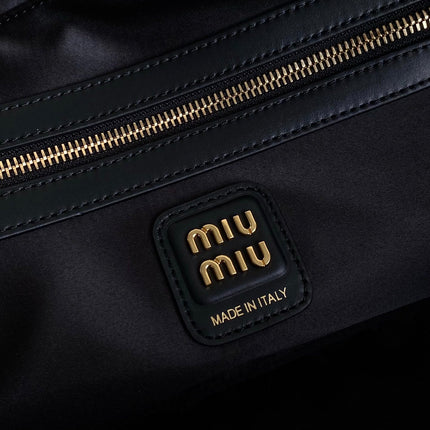 BEAU BAG 34 IN BLACK LEATHER