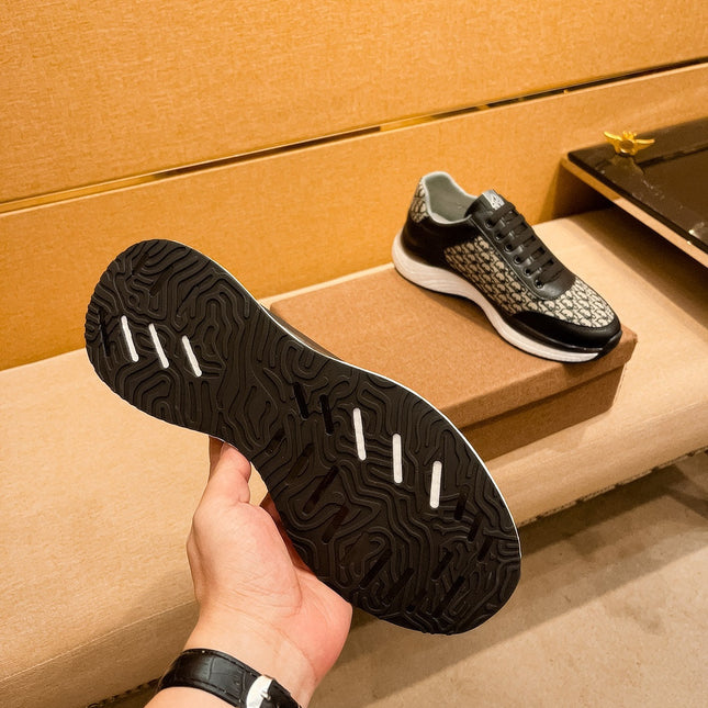 CD SALVATORE FERRAGAMO SNEAKER BLACK JACQUARD