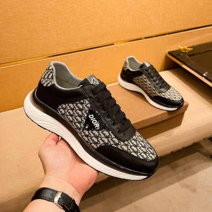 CD SALVATORE FERRAGAMO SNEAKER BLACK JACQUARD