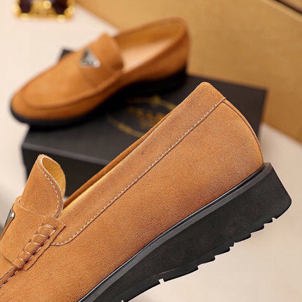 PRA LOAFER IN COPPER BROWN SUEDE