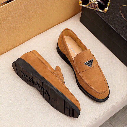 PRA LOAFER IN COPPER BROWN SUEDE