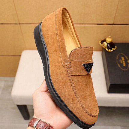 PRA LOAFER IN COPPER BROWN SUEDE