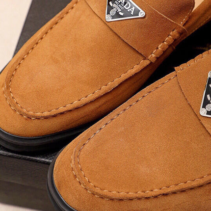 PRA LOAFER IN COPPER BROWN SUEDE