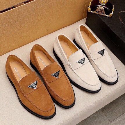 PRA LOAFER IN COPPER BROWN SUEDE