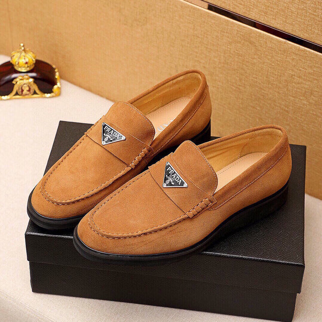 PRA LOAFER IN COPPER BROWN SUEDE