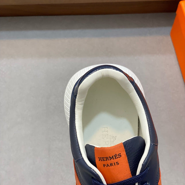 HM HOGAN SNEAKER NAVY CALFSKIN AND SUEDE