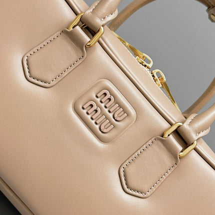 RESTRO SMALL 27 IN TAUPE PINK IN CALFSKIN