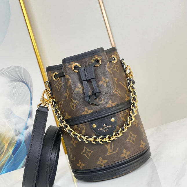 CANOÉ 20 IN BROWN MONOGRAM CANVAS GOLD HARDWARE