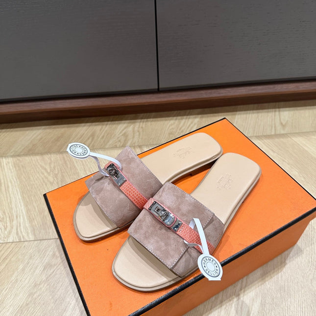 GABRIEL SANDAL PASTEL PINK SUEDE