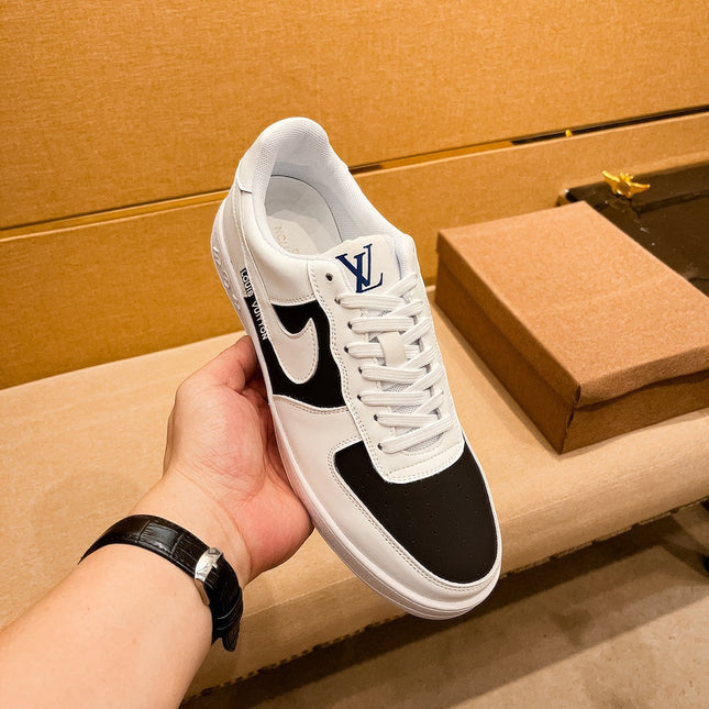 LV AIR FORCE 1 SNEAKER BLACK AND WHITE