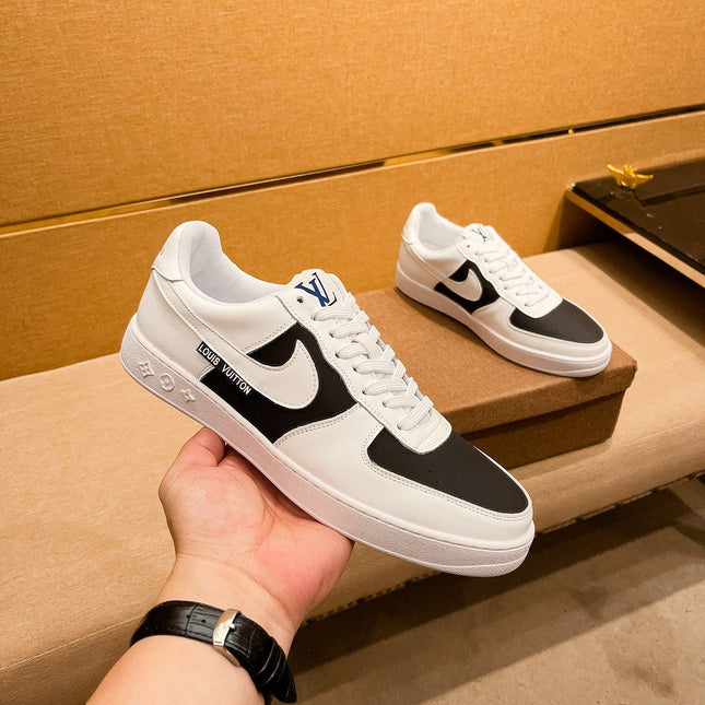LV AIR FORCE 1 SNEAKER BLACK AND WHITE