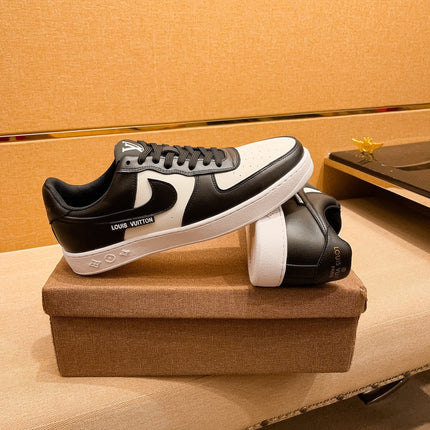 LV AIR FORCE 1 SNEAKER BLACK MIX WHITE