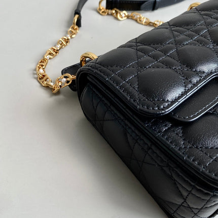 MINI JOLIE 22 BAG BLACK CALFSKIN