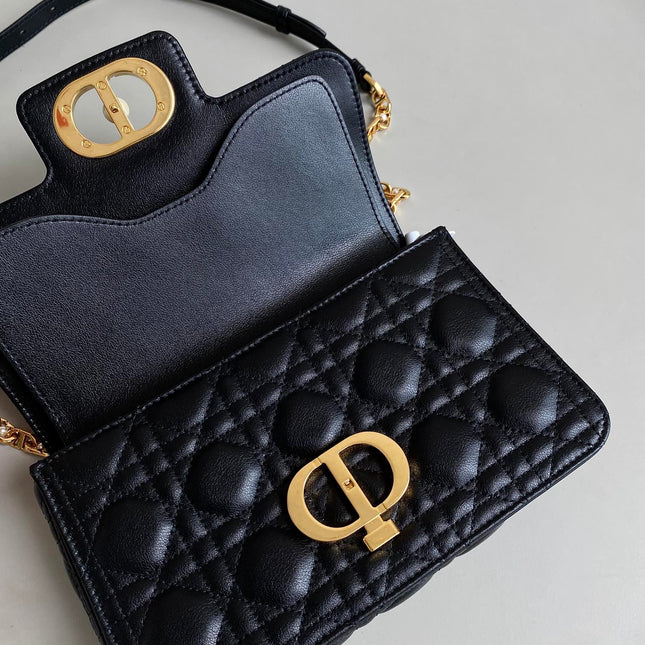 MINI JOLIE 22 BAG BLACK CALFSKIN